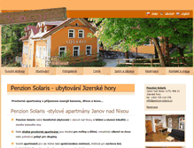 Tablet Screenshot of penzion-solaris.cz